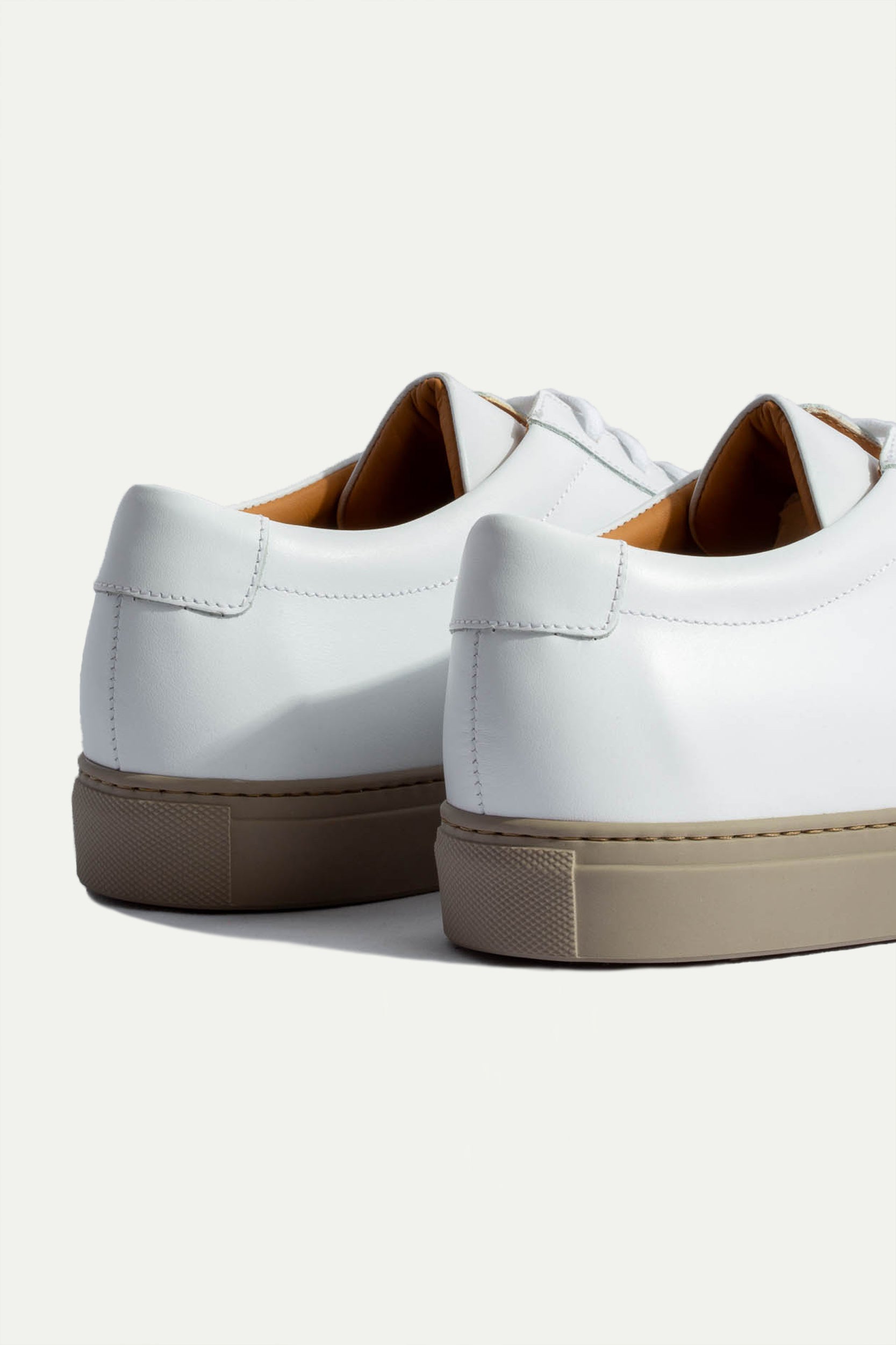 White Luxury Sneakers Made In Italy