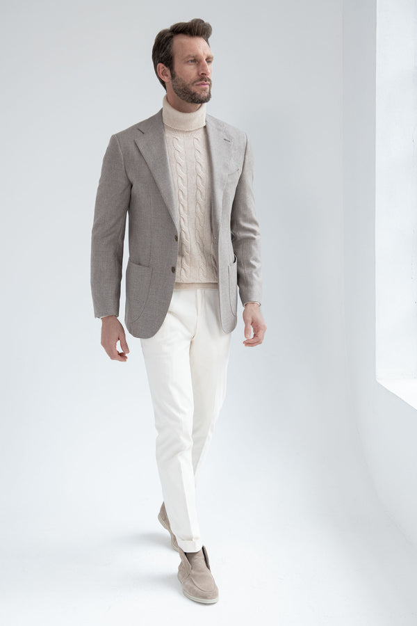 Wool and Cashmere Jacket, Italian wool and cashmere jacket, Loro Piana Wool Jacket, Loro Piana cashmere jacket, beige Loro Piana Jacket, Giacca in lana e cashmere, giacca in lana e cashmere italiana, giacca in lana Loro Piana, giacca in cashmere Loro Piana, giacca Loro Piana beige, Veste en laine et cachemire, veste italienne en laine et cachemire, veste en laine Loro Piana, veste en cachemire Loro Piana, veste beige Loro Piana,