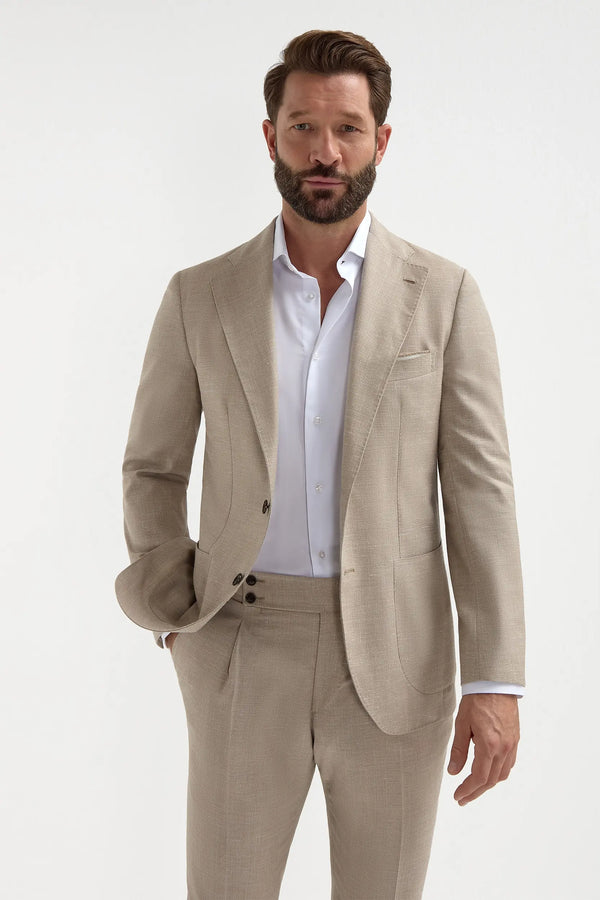 beige suit, costume beige, abito beige, men summer suit, costume homme d'été, abito uomo estate, wool silk linen suit, costume laine soie lin, costume de mariage, wedding suit, beige wedding suit, costume de mariage beige, abito matrimonio uomo