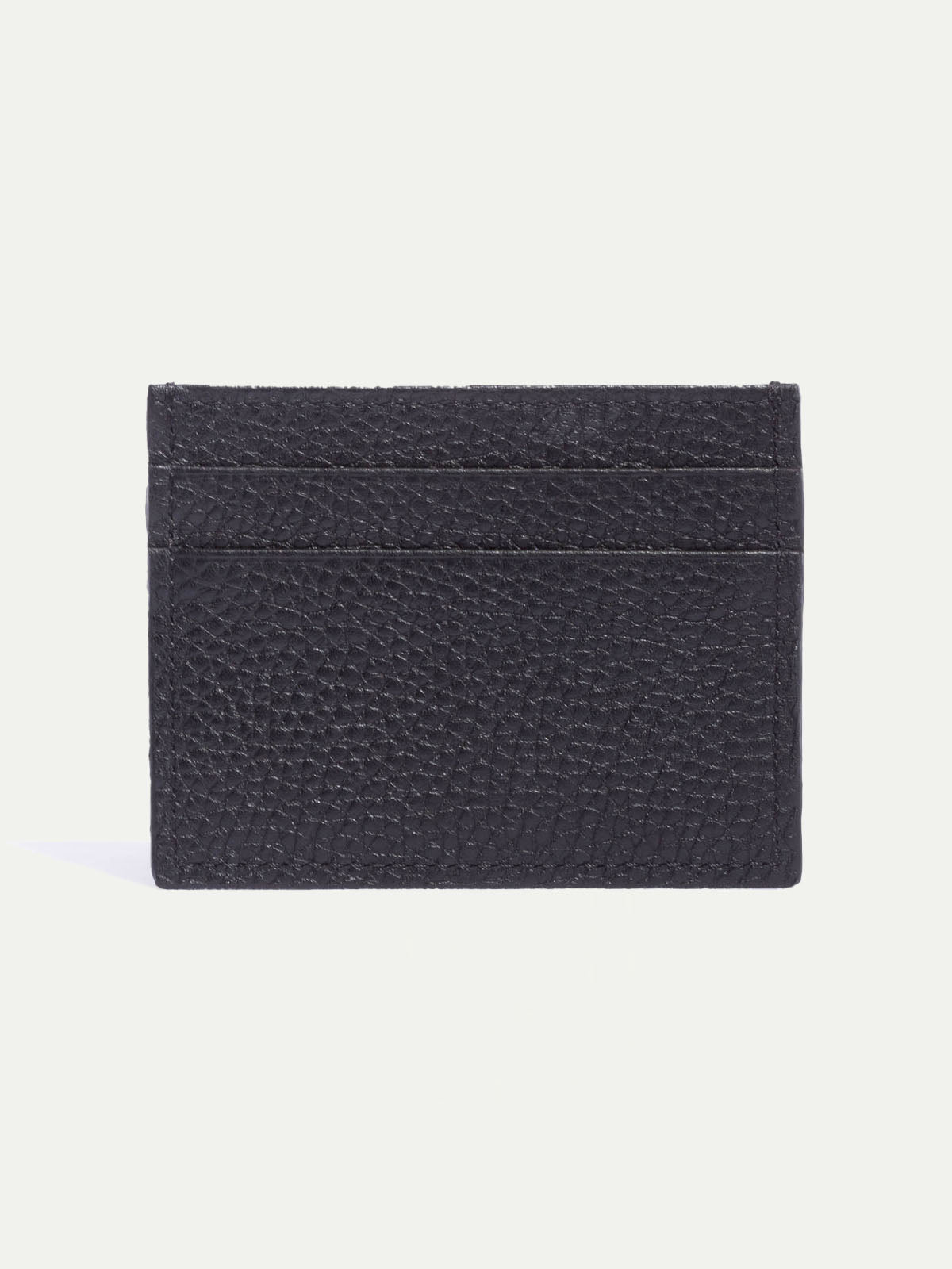 Black leather card holder - Made in Italy - Pini Parma