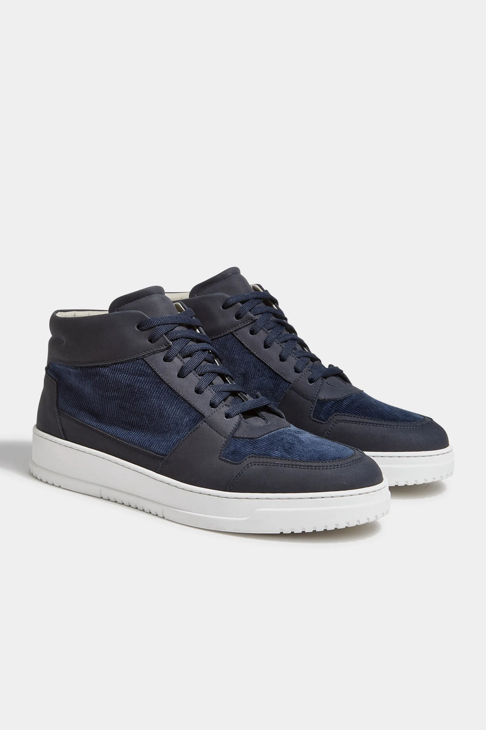 Men sneakers, cordurooy sneakers, nabuk sneakers, High blue sneakers, Baskets homme, baskets en velours côtelé, baskets en nabuk, baskets bleues hautes, Sneakers da uomo, sneakers in velluto, sneakers in nabuk, sneakers alte blu,