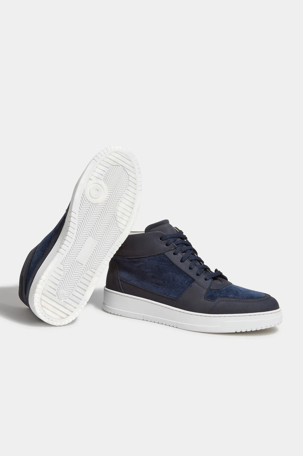 Men sneakers, cordurooy sneakers, nabuk sneakers, High blue sneakers, Baskets homme, baskets en velours côtelé, baskets en nabuk, baskets bleues hautes, Sneakers da uomo, sneakers in velluto, sneakers in nabuk, sneakers alte blu,