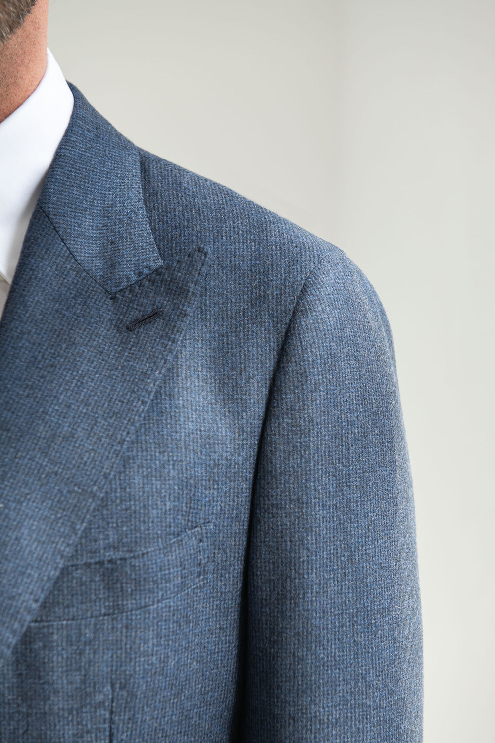 Blue houndstooth suit "Soragna Capsule Collection" - Made in Italy