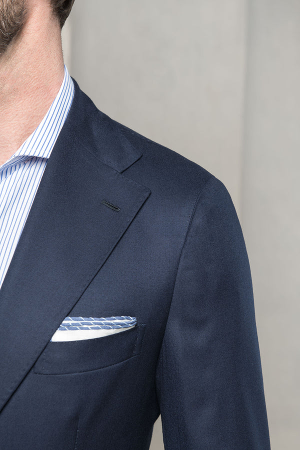 Blue suit "Nuvola" - Made in Italy