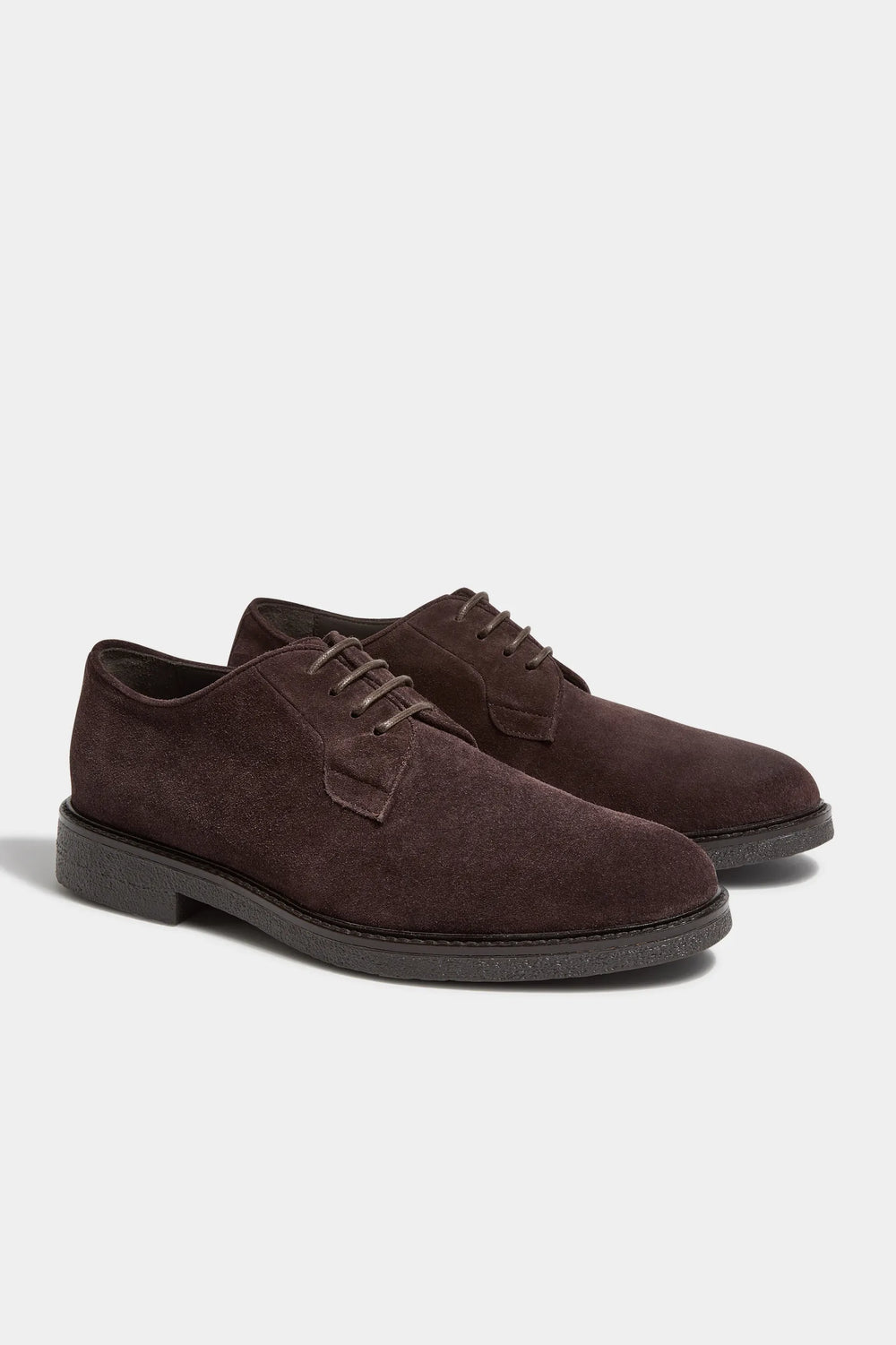 Brown suede Derby - Made in Italy