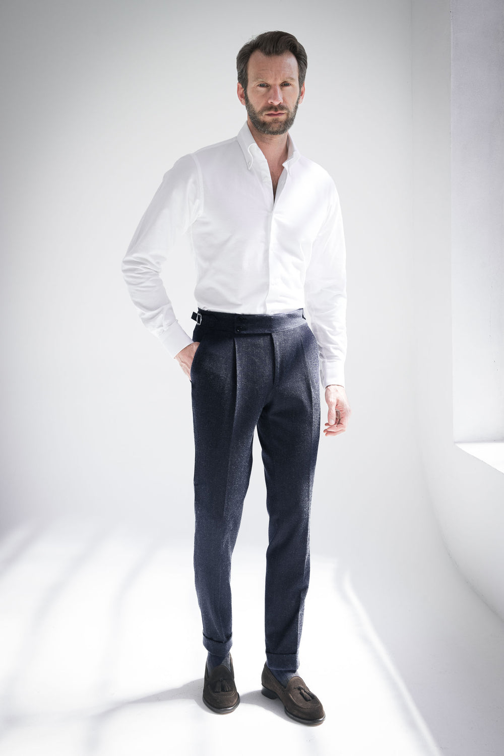 Pantaloni in denim di lusso "Collezione Soragna " – Made in Italy