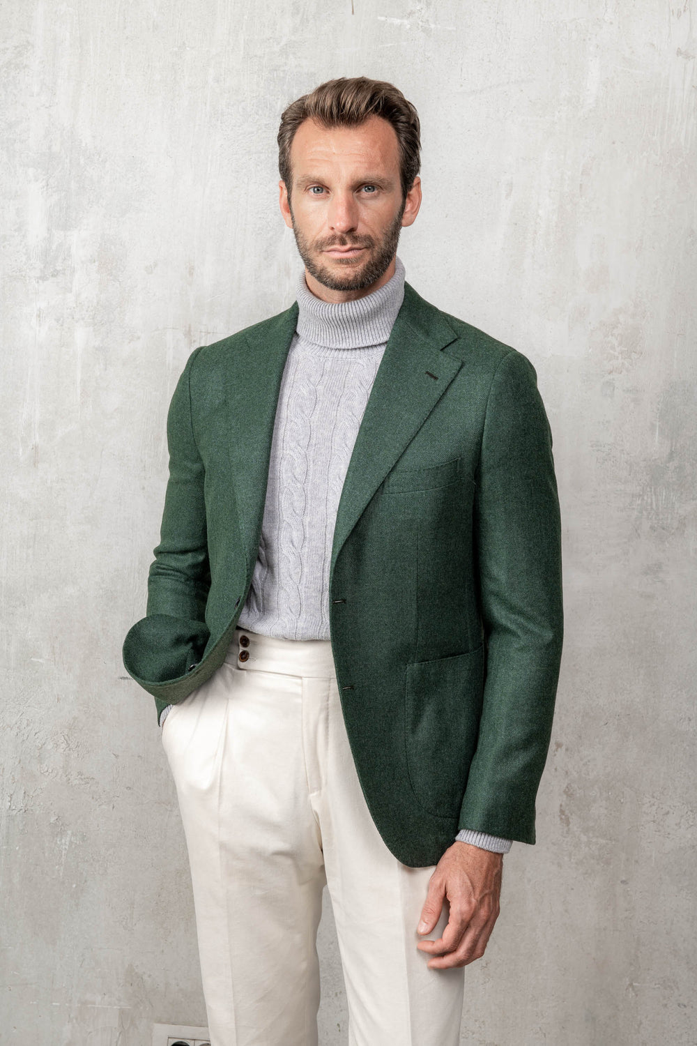 Green Jacket, Cashmere and Wool Jacket, Loro Piana Jacket, wool and cashmere jacket, Veste verte, Veste en cachemire et laine, Veste Loro Piana, Veste en laine et cachemire, Giacca verde, Giacca in cashmere e lana, Giacca Loro Piana,giacca in lana e cashmere, Italian Jacket, Veste Italienne, Giacca Italiana