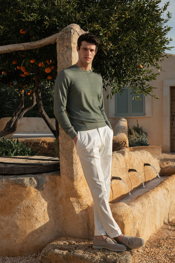 Men Cashmere round neck, green roundneck, summer cashmere roundneck, green light roundneck, italian cashmere jumper, green cashmere roundneck, Col rond en cachemire pour homme, col rond vert, col rond en cachemire pour l'été, col rond vert léger, pull en cachemire italien, col rond en cachemire vert, Girocollo cashmere uomo, girocollo verde, girocollo cashmere estate, girocollo verde chiaro, maglione cashmere italiano, girocollo cashmere verde, 