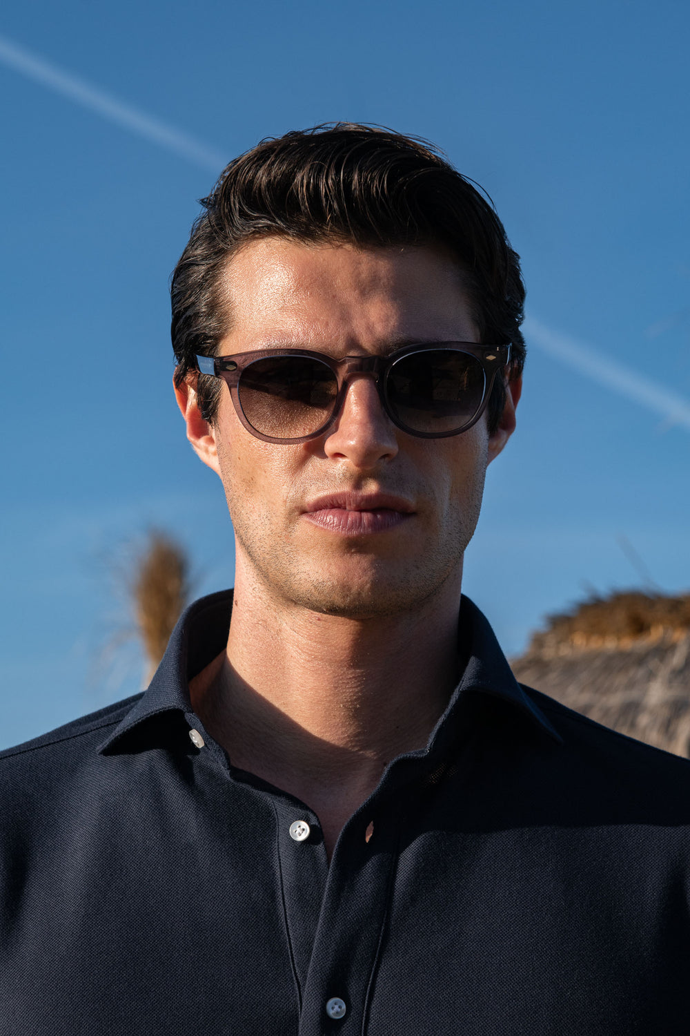 Grey sunglasses Amalfi - Made in Italy