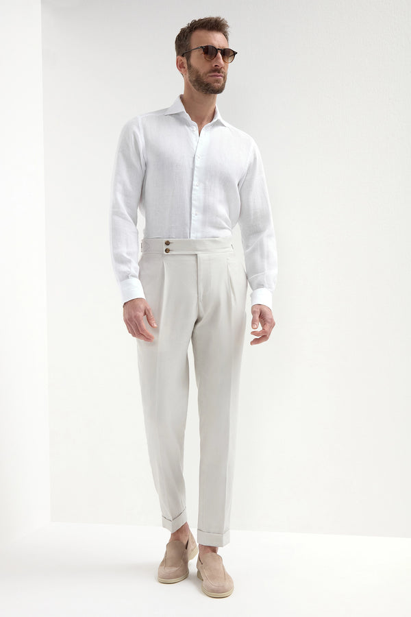 Ice stretch Soragna trousers - Made in Italy