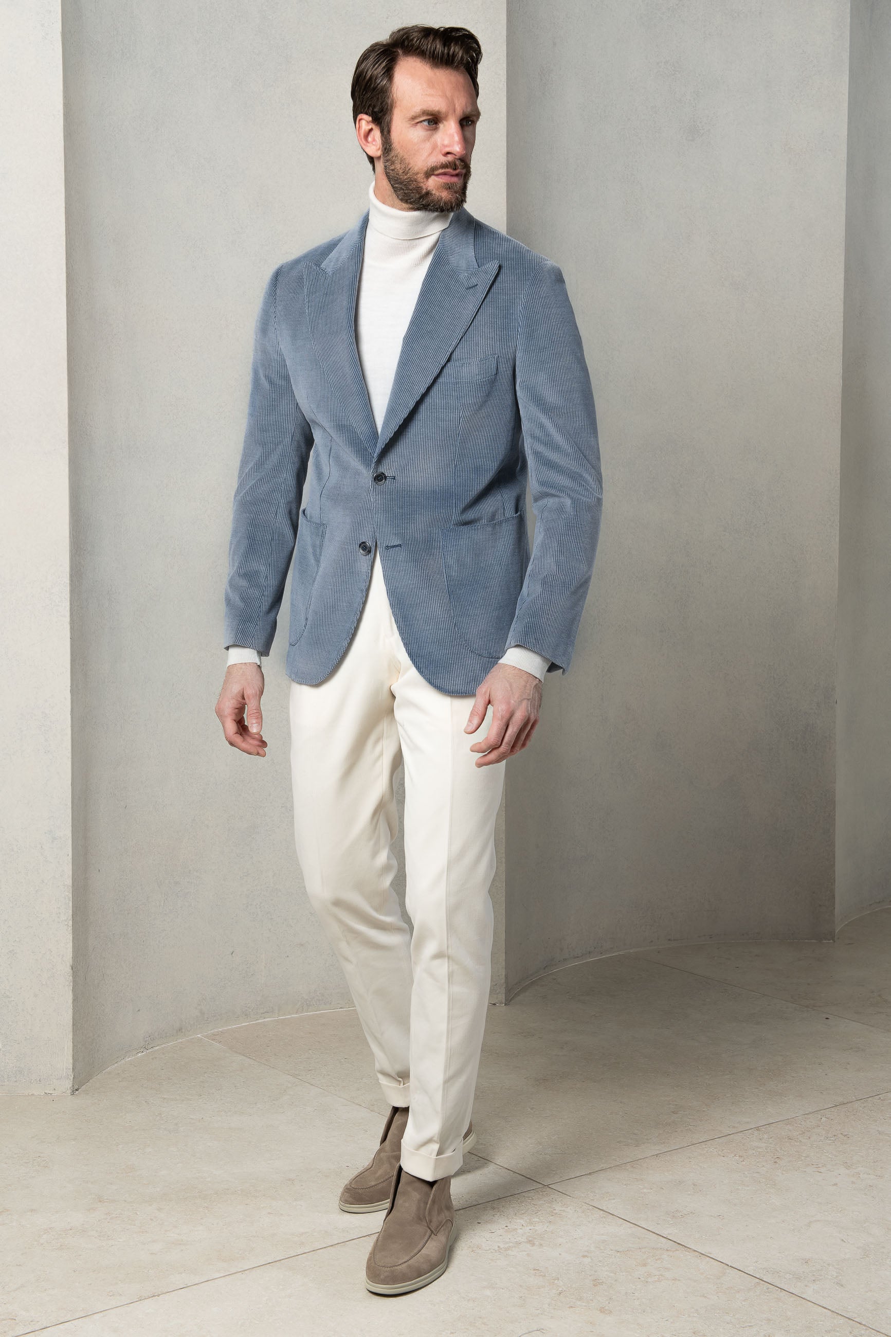 Light blue corduroy jacket hotsell