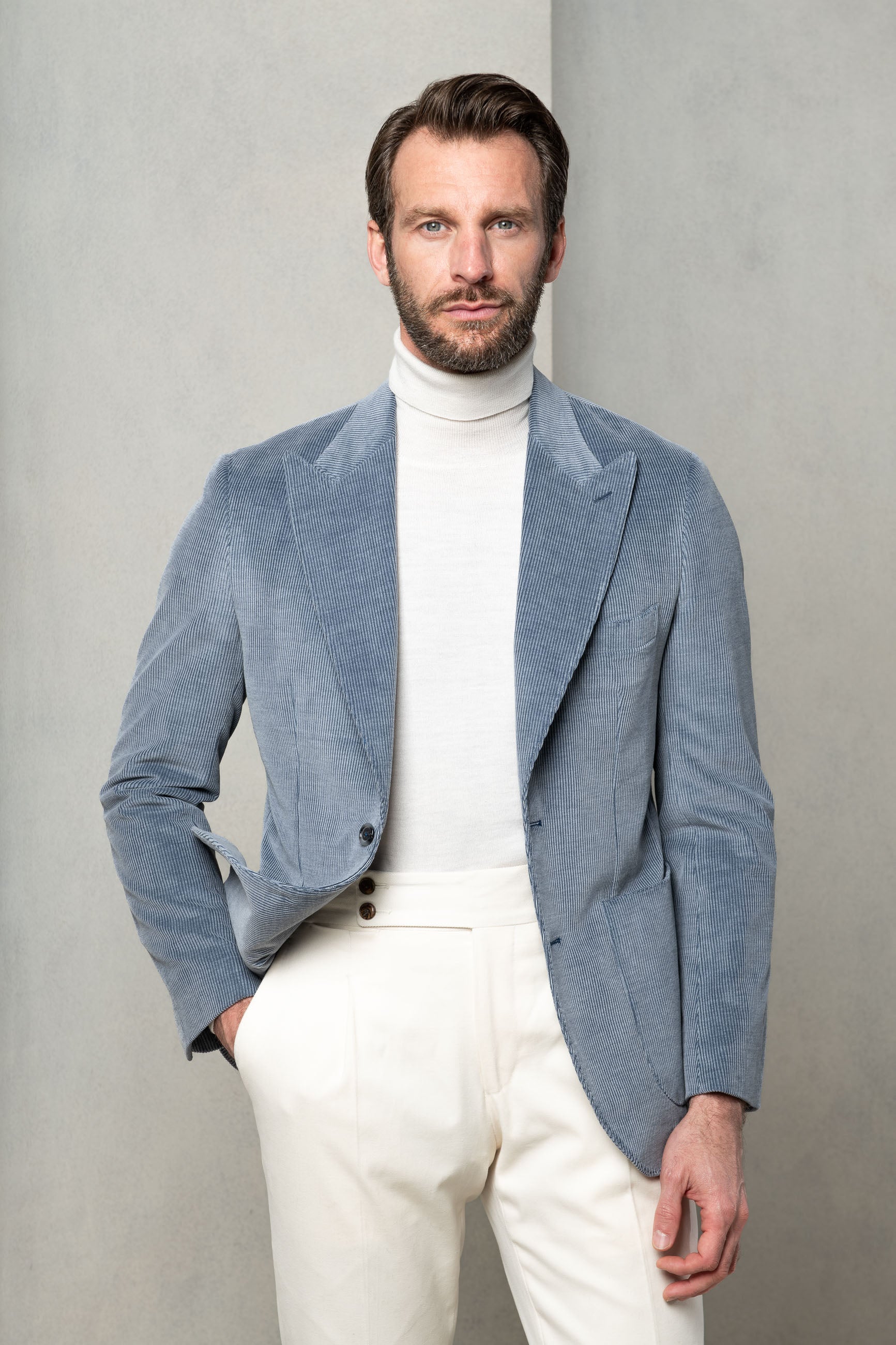 Men Corduroy Jacket, Light Blue Corduroy Jacket, Italian corduroy wool, Giacca di velluto a coste da uomo, Giacca di velluto a coste blu chiaro, lana di velluto a coste italiana, Veste en velours côtelé pour homme, Veste en velours côtelé bleu clair, laine italienne en velours côtelé,