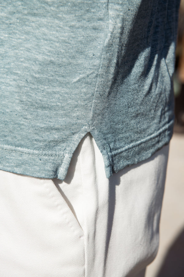 Linen T-Shirt, Light Blue T-Shirt, Light Blue Linen T-Shirt, Men Linen T-Shirt, Light Blue linen T-shirt, Gransasso Light Blue linen Shirt, T-Shirt en lin, T-Shirt bleu clair, T-Shirt en lin bleu clair, T-Shirt en lin pour homme, T-shirt en lin bleu clair, Chemise en lin bleu clair Gransasso, Maglietta di lino, Maglietta azzurra, Maglietta di lino azzurra, Maglietta di lino da uomo, Maglietta di lino azzurra, Camicia di lino azzurra Gransasso, 