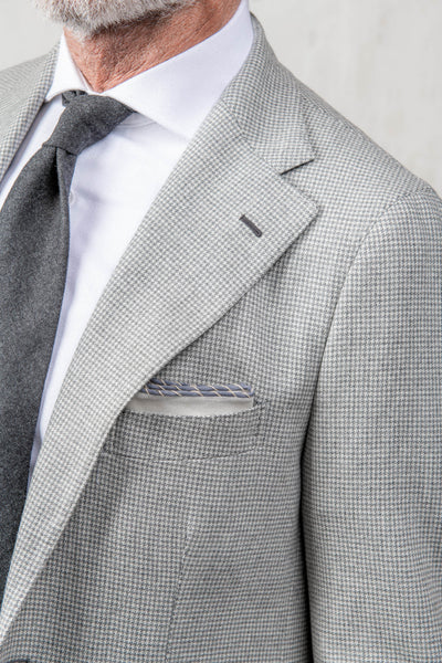 Light Grey Houndstooth Suit 