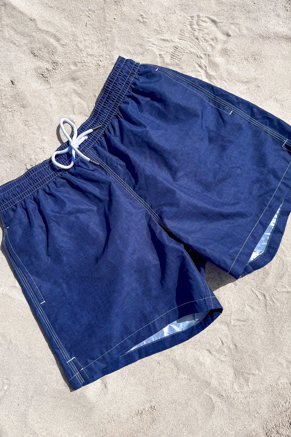 Short de bain bleu marine - Made in Italy