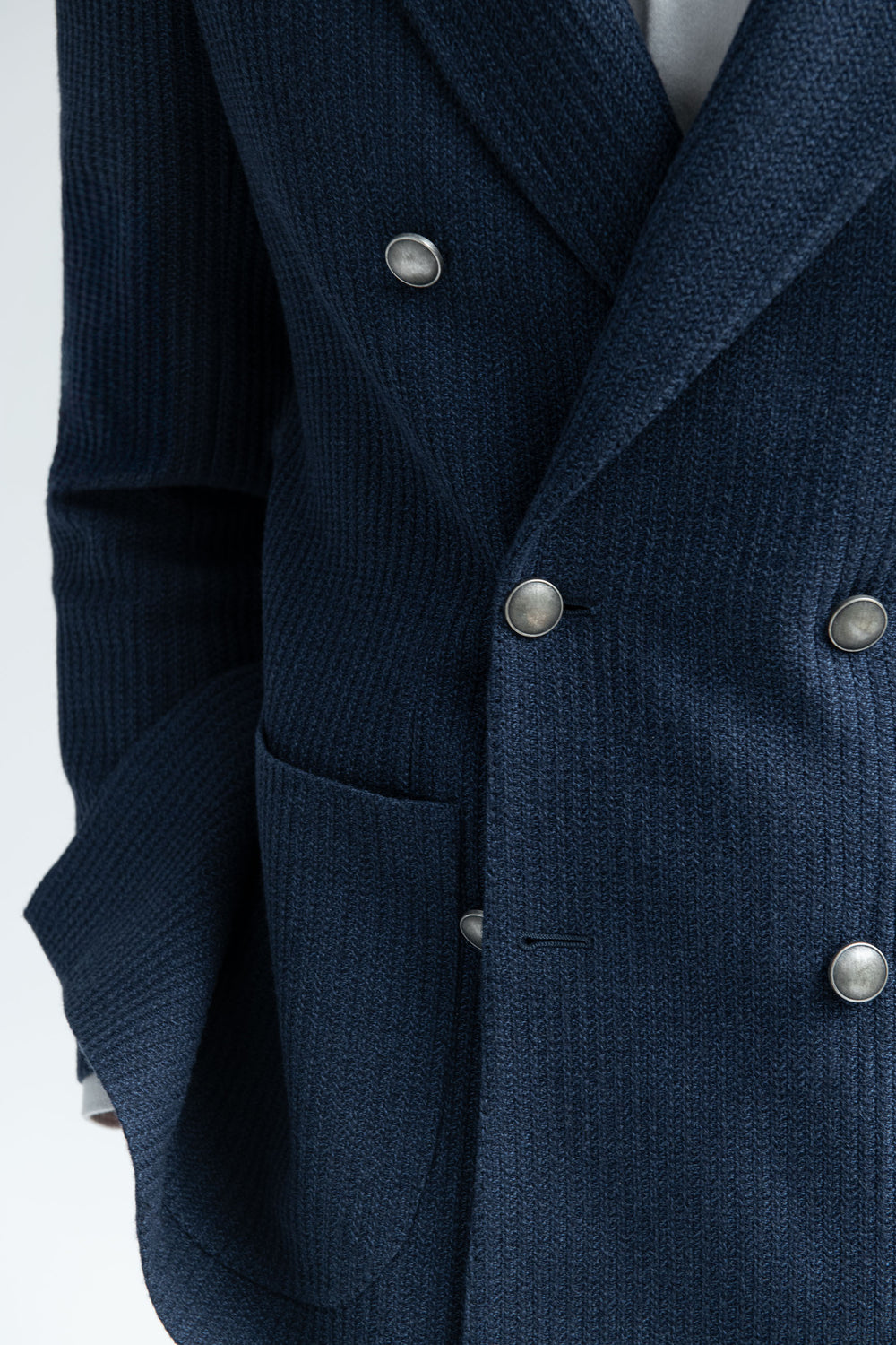 Veste croisée bleu marine - Made in Italy