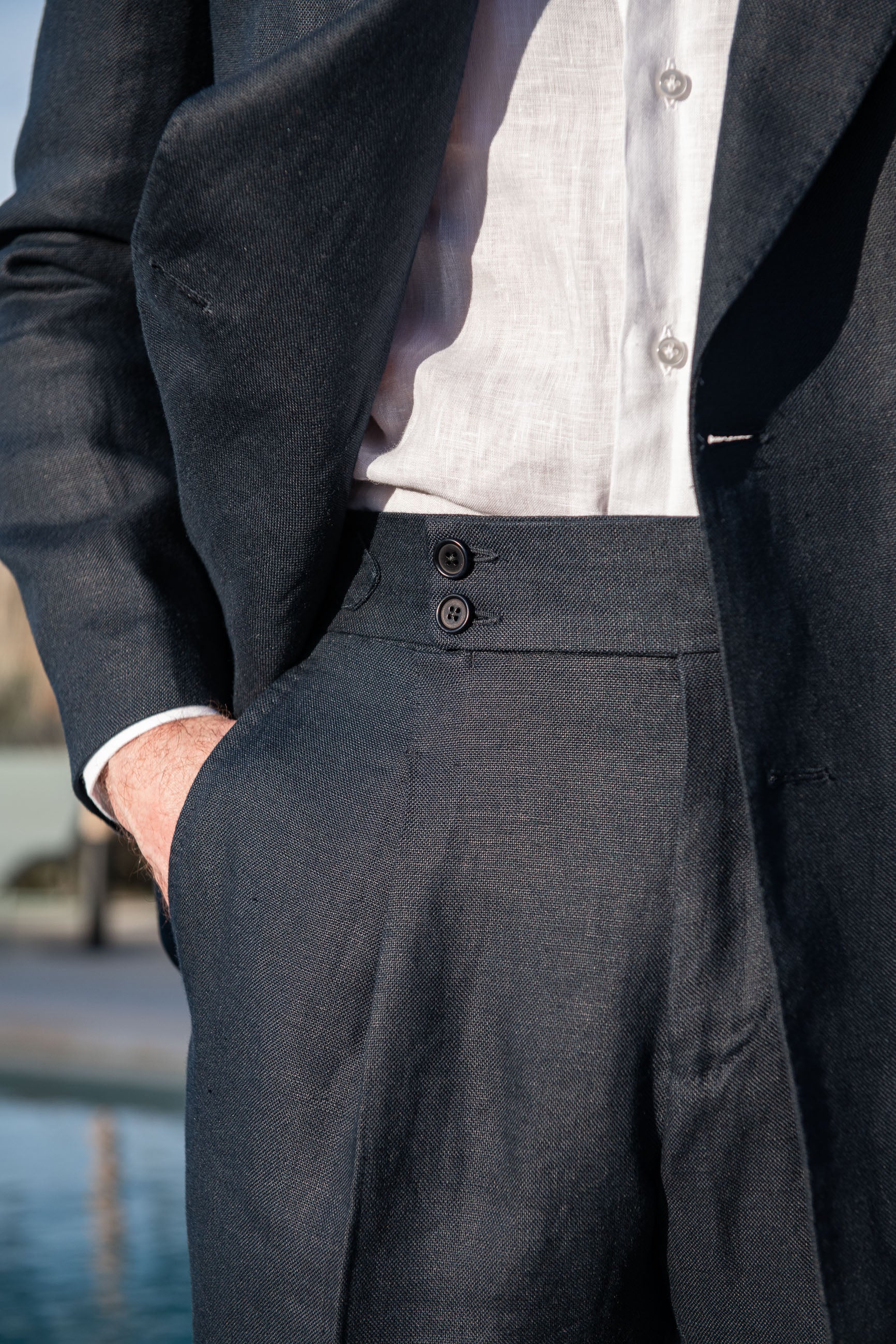 How to Wear Men's Separates Combinations | Grey blazer black pants, Black  pants men, Grey jacket black pants