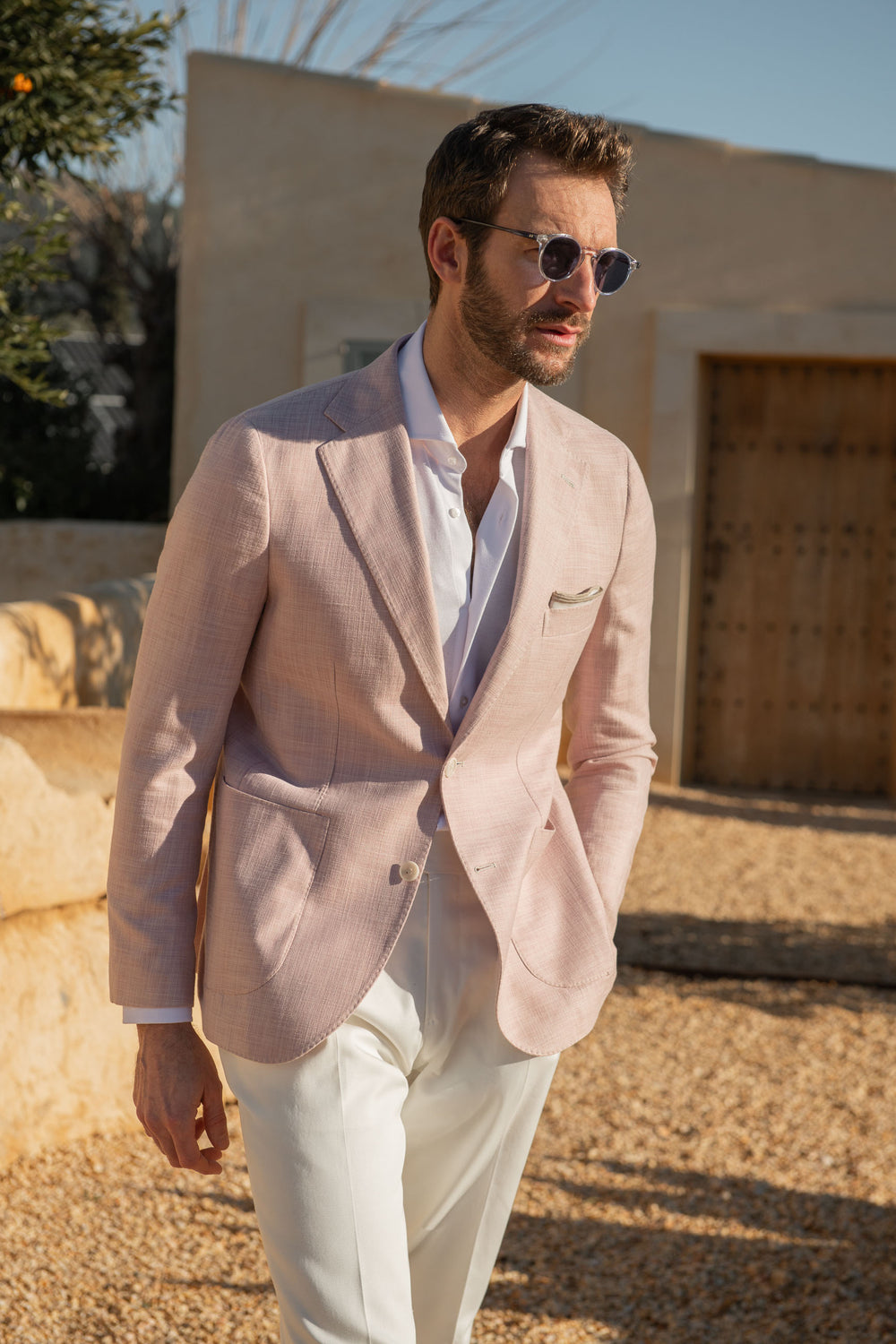 Pink Jacket, Cotton and Linen Jacket, Pink Cotton Jacket, Summer Cotton Jacket, Italian Cotton Jacket, Italian Summer Jacket,  Veste rose, veste en coton et lin, veste en coton rose, veste en coton d'été, veste en coton italien, veste d'été italienne,   Giacca rosa, Giacca di cotone e lino, Giacca di cotone rosa, Giacca di cotone estiva, Giacca di cotone italiana, Giacca estiva italiana,