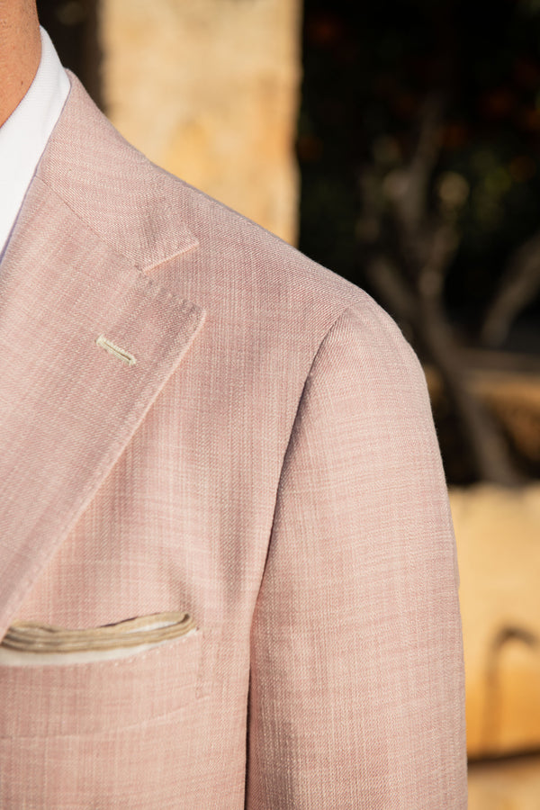 Pink Jacket, Cotton and Linen Jacket, Pink Cotton Jacket, Summer Cotton Jacket, Italian Cotton Jacket, Italian Summer Jacket,  Veste rose, veste en coton et lin, veste en coton rose, veste en coton d'été, veste en coton italien, veste d'été italienne,   Giacca rosa, Giacca di cotone e lino, Giacca di cotone rosa, Giacca di cotone estiva, Giacca di cotone italiana, Giacca estiva italiana,