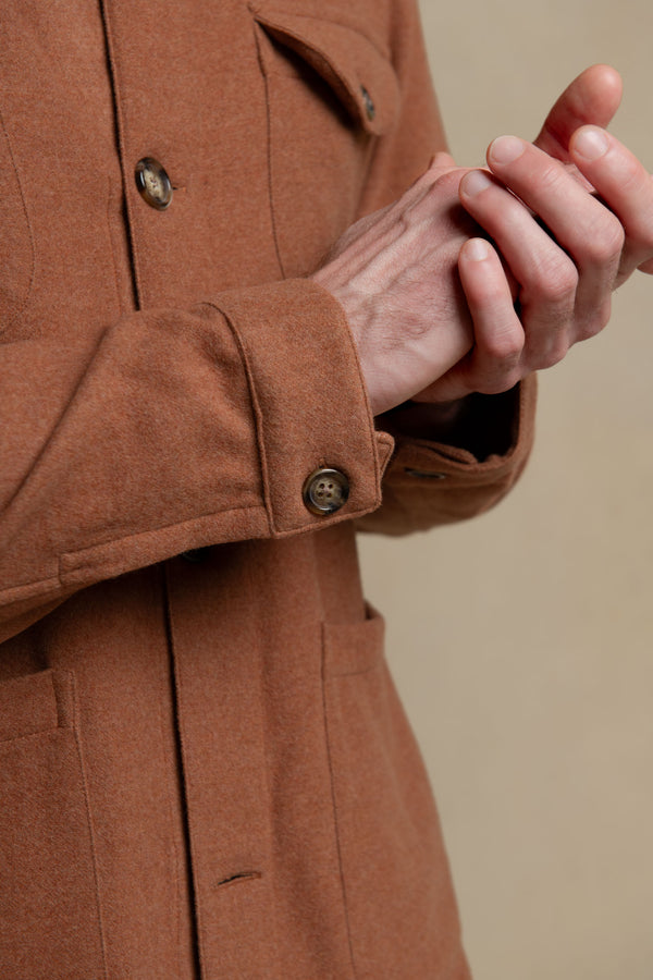   Safari jacket, Italian wool jacket, Rusty wool jacket, Wool Safari Jacket, Rusty wool Italian Jacket, Italian style jacket, Giacca Safari, Giacca in lana italiana, Giacca in lana color ruggine, Giacca Safari in lana, Giacca italiana in lana color ruggine,  Veste safari, veste en laine italienne, veste en laine de couleur rouille, veste safari en laine, veste en laine italienne de couleur rouille 