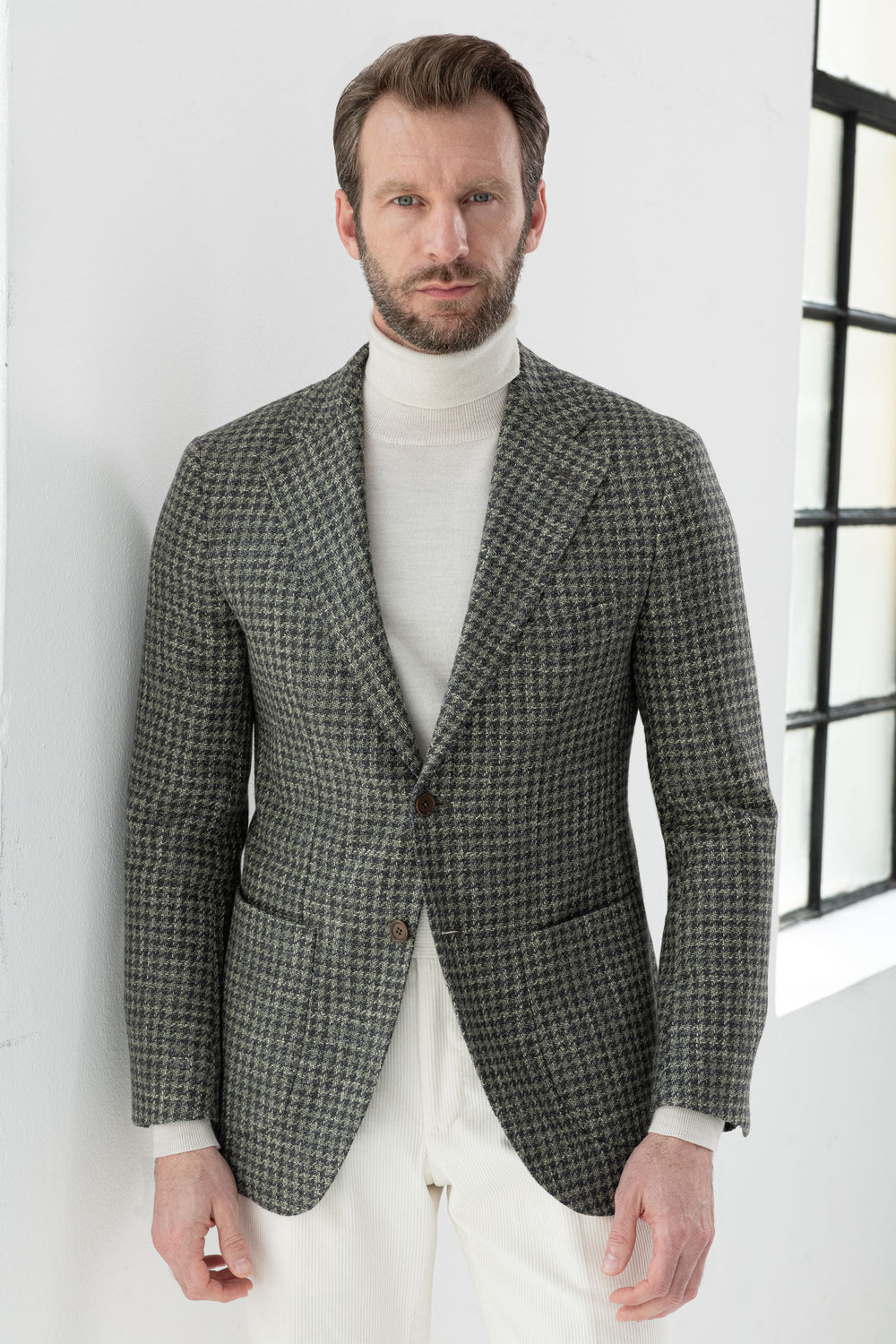   Italian houndstooth jacket, Sage Houndstooth jacket, Houndstooth Jacket, Sage Houndstooth Jacket, Sage Wool jacket, Italian sage houndstooth jacket, Veste pied-de-poule italienne, veste pied-de-poule sauge, veste pied-de-poule, veste pied-de-poule sauge, veste laine sauge, veste pied-de-poule sauge italienne, Giacca in pied-de-poule italiano, Giacca in pied-de-poule color salvia, Giacca in pied-de-poule salvia, Giacca in lana color salvia, Giacca in pied-de-poule italiano color salvia