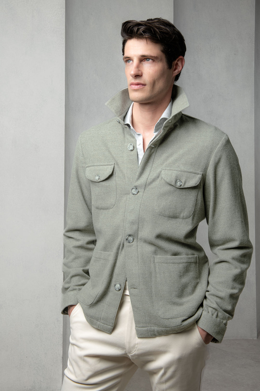   Safari jacket, Italian wool jacket, Sage wool jacket, Wool Safari Jacket, Sage wool Italian Jacket, Italian style jacket, Giacca Safari, Giacca in lana italiana, Giacca in lana color salvia, Giacca Safari in lana, Giacca italiana in lana color salvia, Giacca in stile italiano, Veste Safari, veste en laine italienne, veste en laine Sauge, veste Safari en laine, veste italienne en laine Sauge, veste de style italien, 