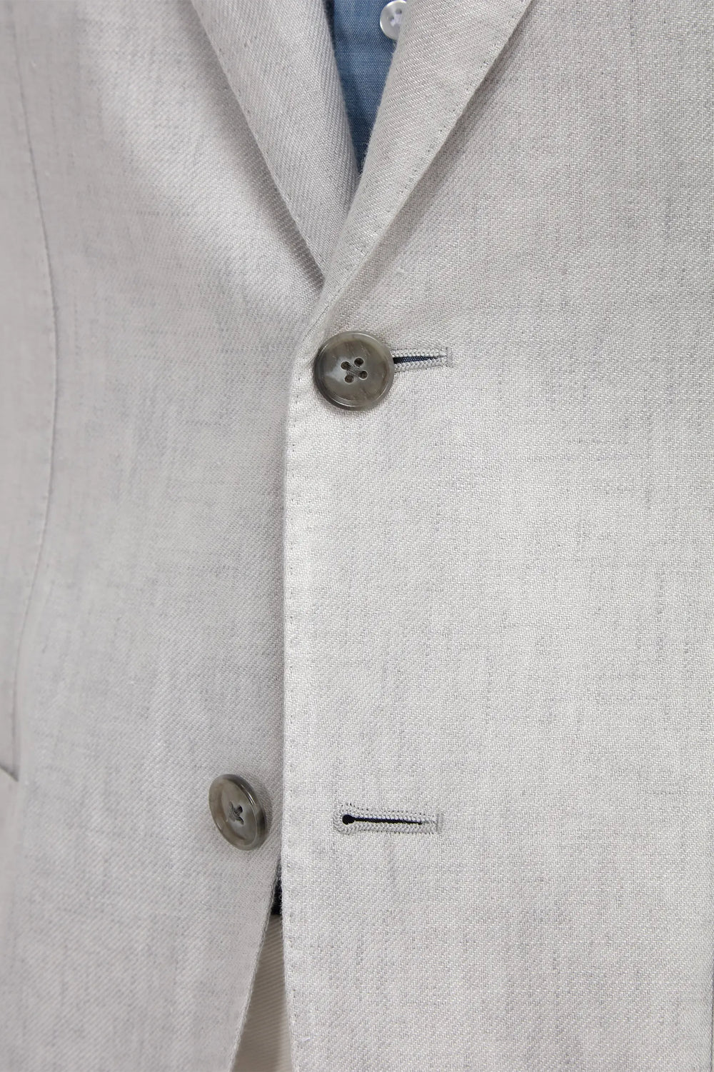 Stone linen jacket - Made in Italy