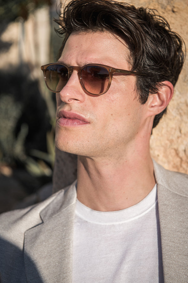 Taupe Capri sunglasses - Made in Italy