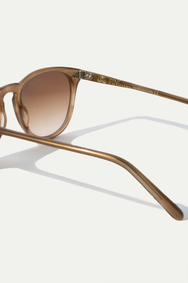 Lunettes de soleil Capri Taupe - Made in Italy