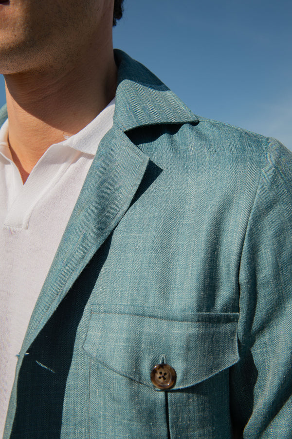 Water Green Wool Jacket, Water Green Jacket, Wool and Linen Casual Loro Piana summer jacket, summer Water Green jacket, Giacca in lana verde acqua, giacca verde acqua, giacca estiva in lana e lino casual Loro Piana, giacca estiva verde acqua, Veste en laine Water Green, Veste Water Green, Veste d'été en laine et lin Loro Piana, veste d'été, veste d'été Water Green, 