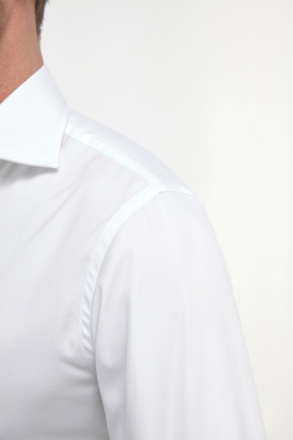 Chemise blanche à double revers - Made In Italy