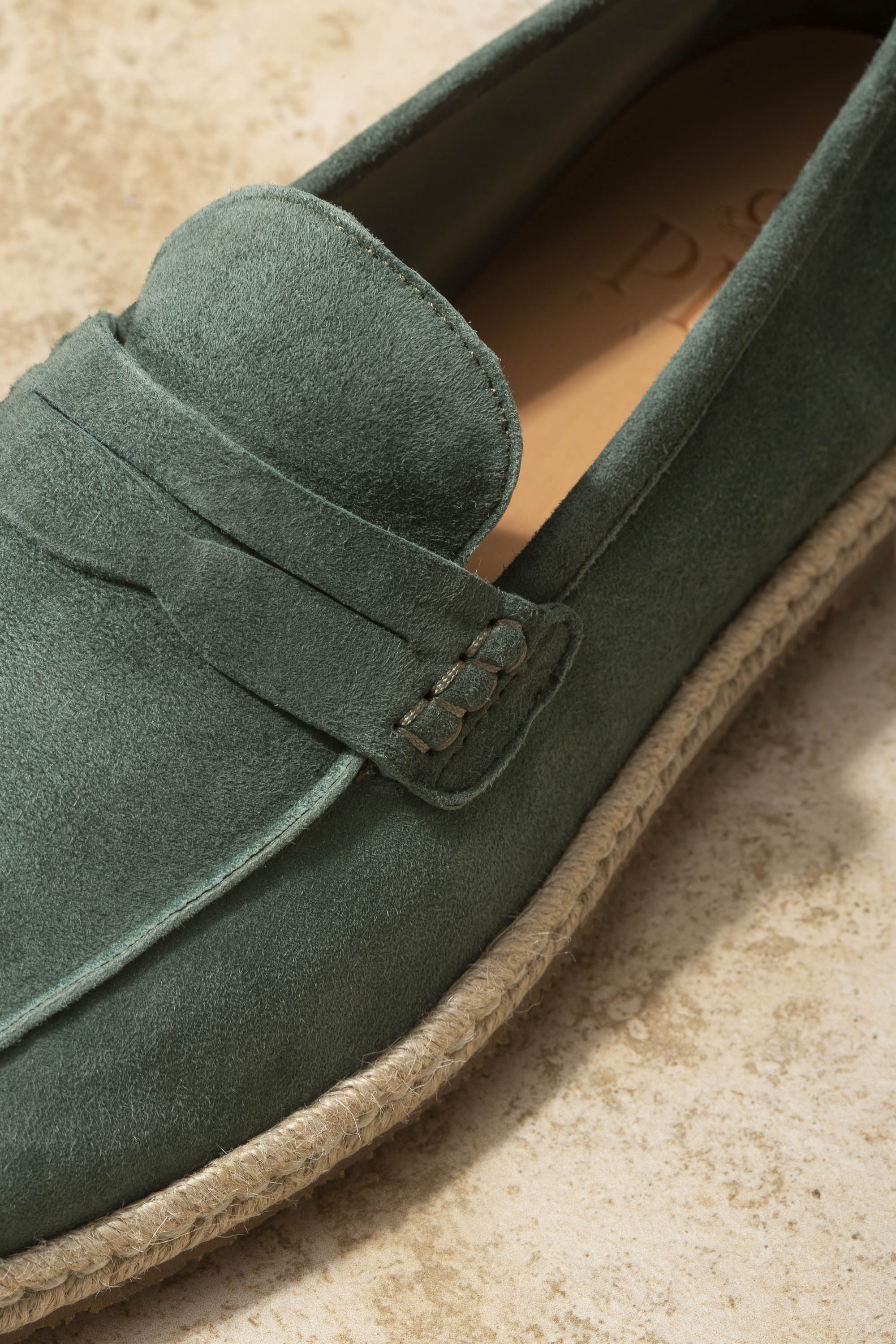 Espadrille verte hot sale