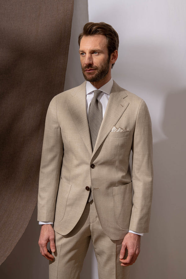 beige suit, costume beige, abito beige, men summer suit, costume homme d'été, abito uomo estate, wool silk linen suit, costume laine soie lin, costume de mariage, wedding suit, beige wedding suit, costume de mariage beige, abito matrimonio uomo