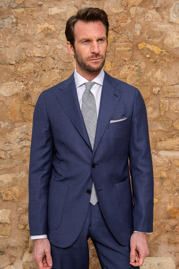 Royal blue suit - Made in Italy