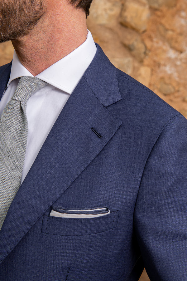 Royal blue suit - Made in Italy