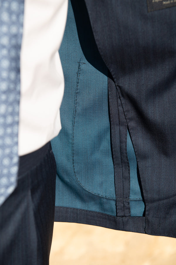 Blue solaro suit - Made in Italy