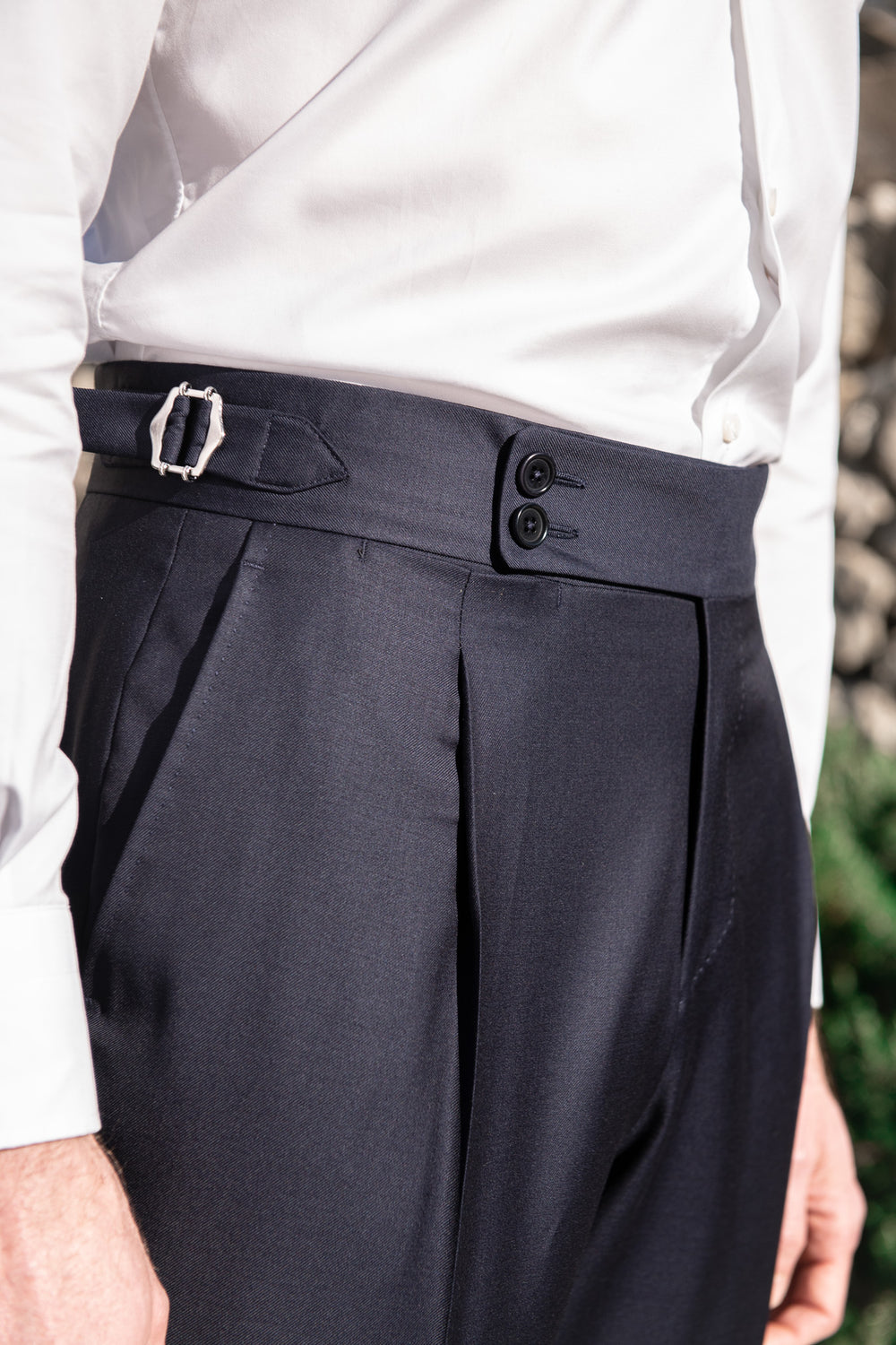 Blue Soragna trousers - Made in Italy