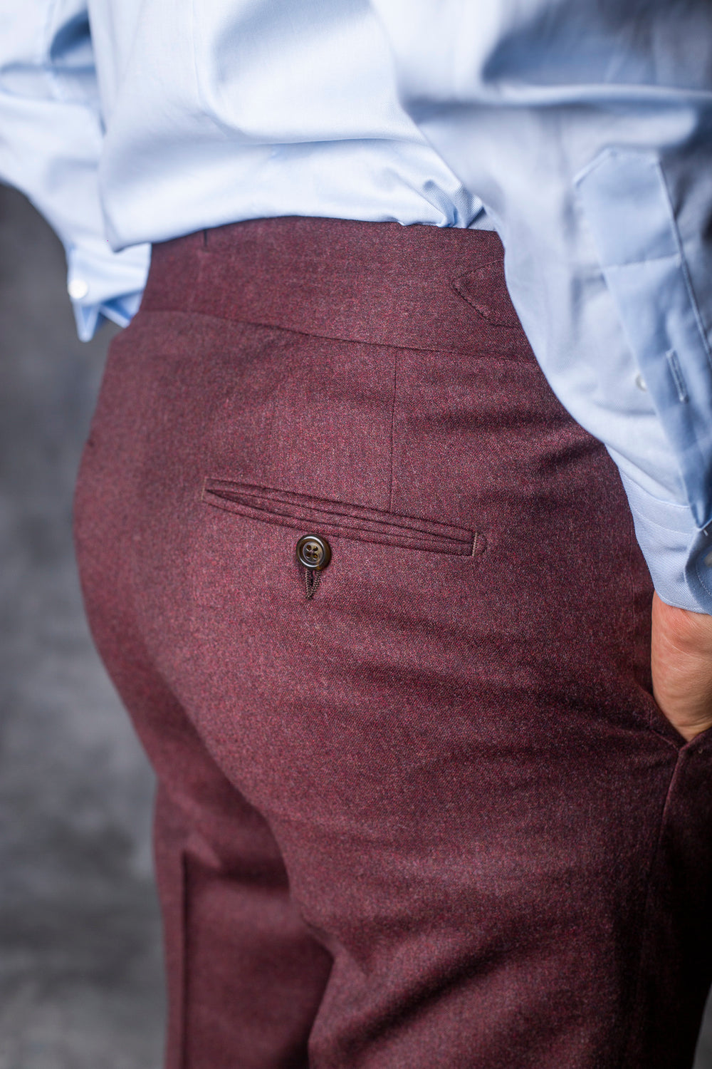 gurkha flannel trousers, gurkha bordeaux pant, pantalon grukha bordeaux flanelle, pantalon bordeaux gurkha laine, pantalon flanelle homme, pantalone bordeaux gurkha flanella