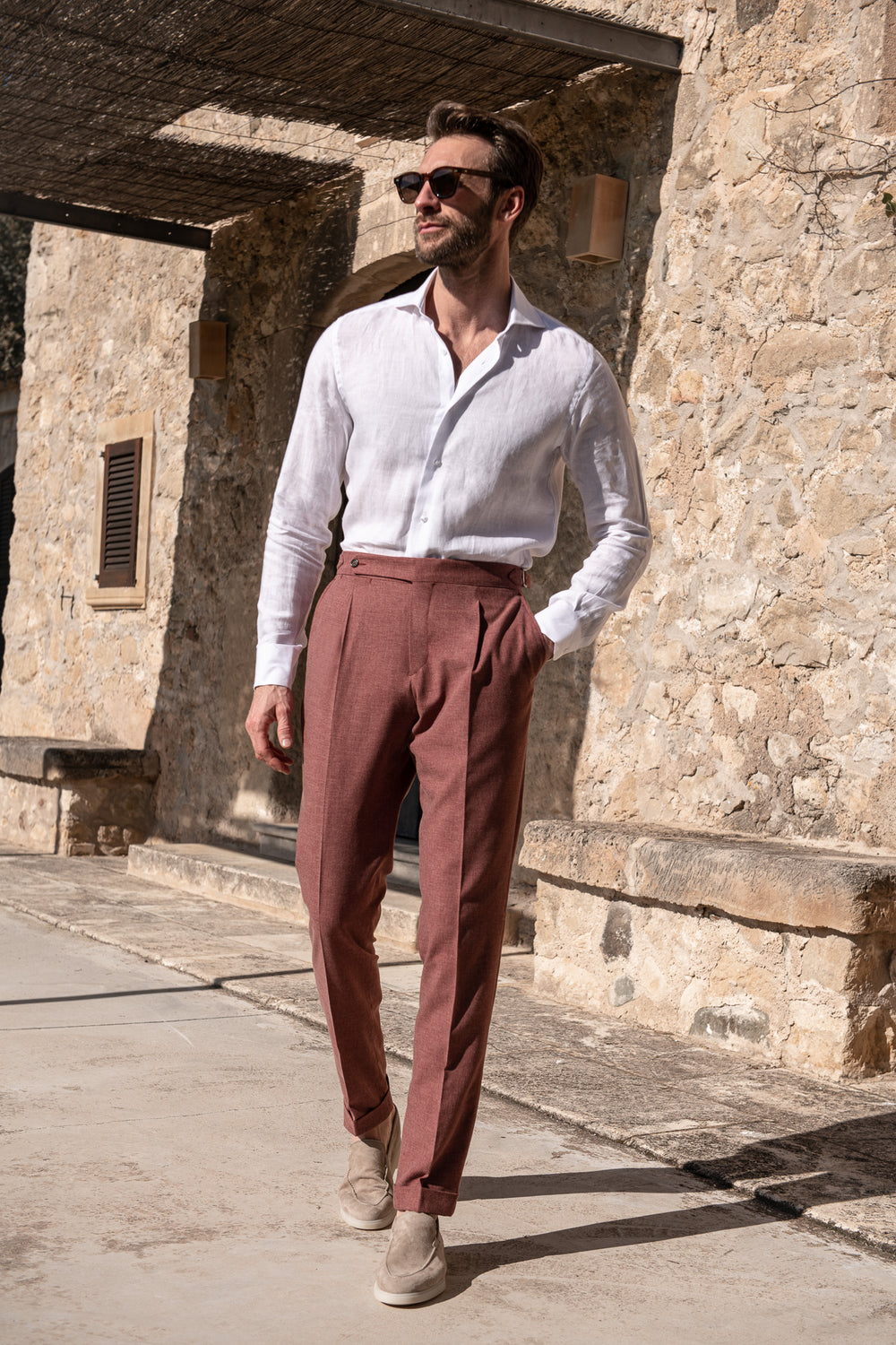 Pantalone Corallo Biella - Made in Italy