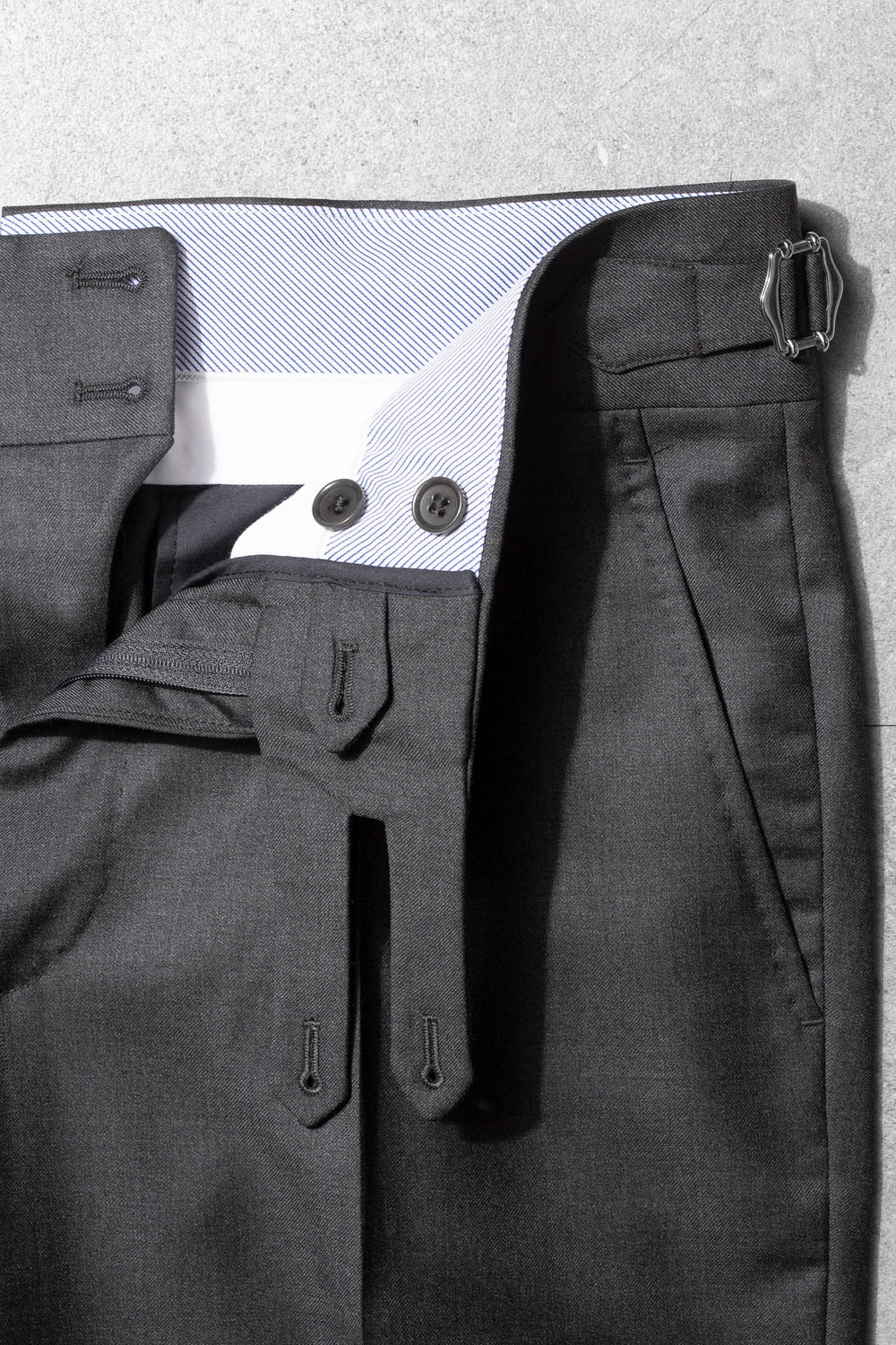 Dark grey Limited Edition trousers - Made in Italy