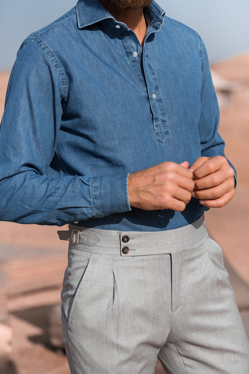 Inc International Concepts Inc Men's Regular-fit Gauze Stripe Popover Shirt,  Created For Macy's In Blush Cotton | ModeSens