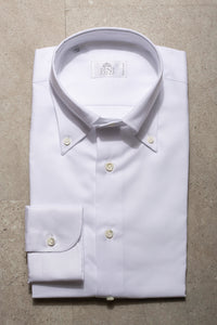 Button down white shirt ”Sartoriale collection”- Made In Italy - Pini Parma